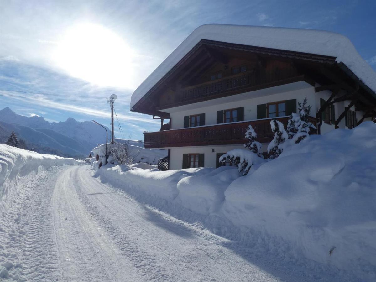 Gaestehaus Bergblick Wallgau Eksteriør bilde
