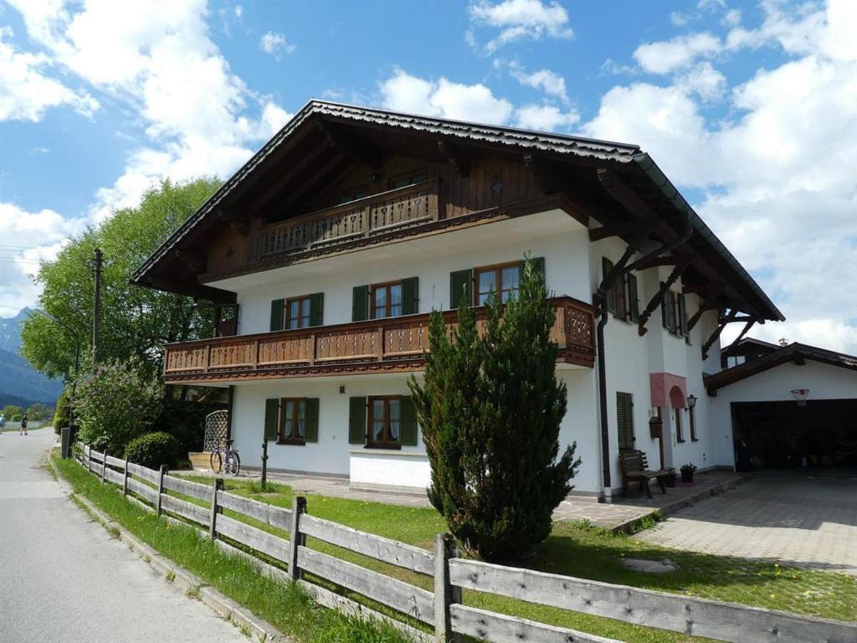 Gaestehaus Bergblick Wallgau Eksteriør bilde