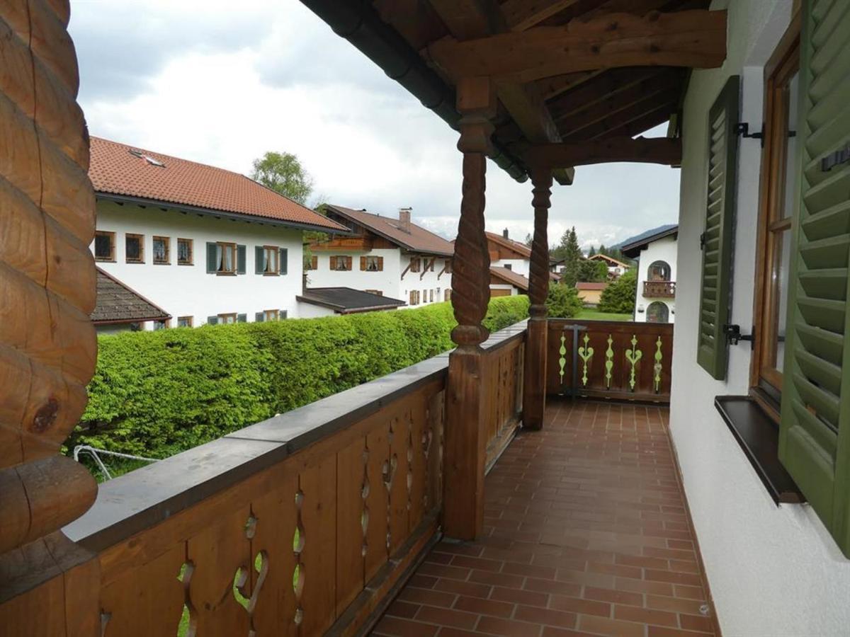 Gaestehaus Bergblick Wallgau Eksteriør bilde
