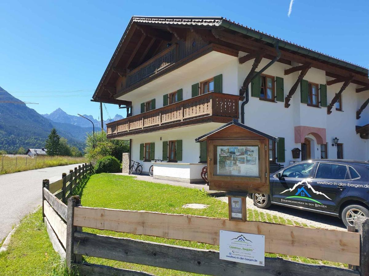 Gaestehaus Bergblick Wallgau Eksteriør bilde